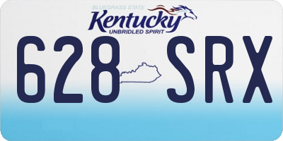 KY license plate 628SRX