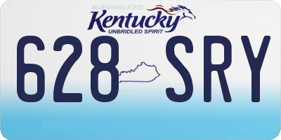 KY license plate 628SRY