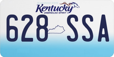 KY license plate 628SSA