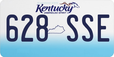 KY license plate 628SSE