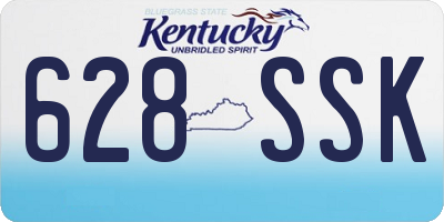 KY license plate 628SSK