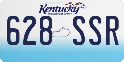 KY license plate 628SSR