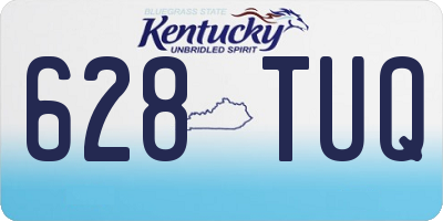 KY license plate 628TUQ
