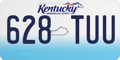 KY license plate 628TUU
