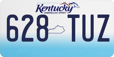 KY license plate 628TUZ