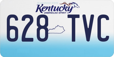 KY license plate 628TVC