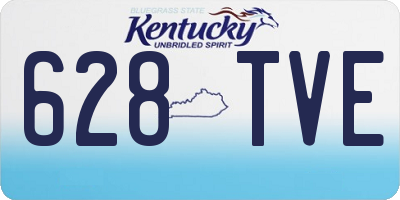 KY license plate 628TVE