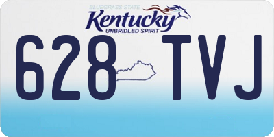 KY license plate 628TVJ