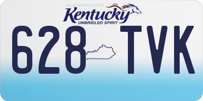 KY license plate 628TVK