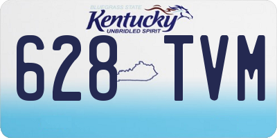 KY license plate 628TVM
