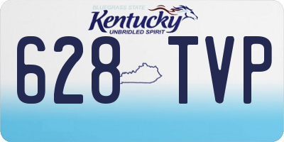 KY license plate 628TVP