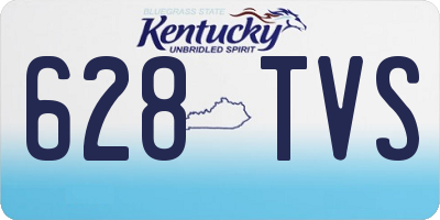 KY license plate 628TVS