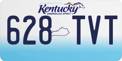 KY license plate 628TVT