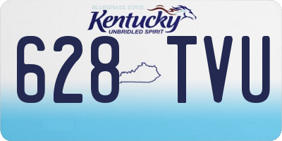 KY license plate 628TVU