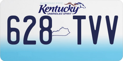 KY license plate 628TVV