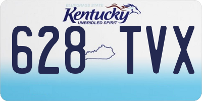 KY license plate 628TVX
