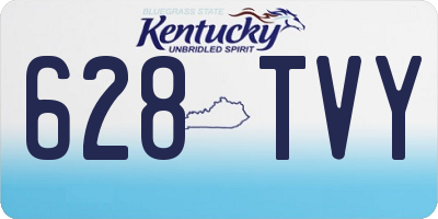 KY license plate 628TVY