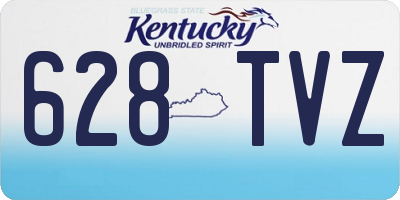 KY license plate 628TVZ