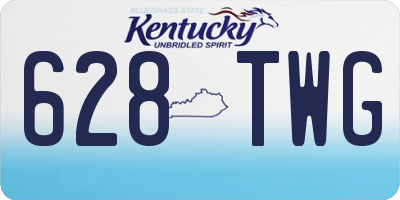 KY license plate 628TWG