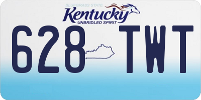 KY license plate 628TWT