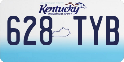 KY license plate 628TYB
