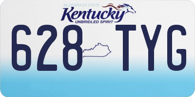 KY license plate 628TYG