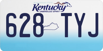 KY license plate 628TYJ