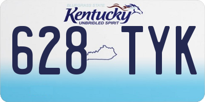KY license plate 628TYK