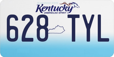 KY license plate 628TYL