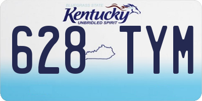 KY license plate 628TYM