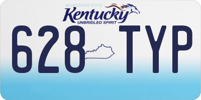 KY license plate 628TYP
