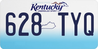 KY license plate 628TYQ