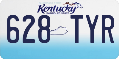 KY license plate 628TYR