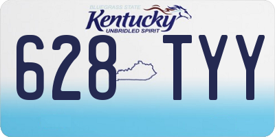 KY license plate 628TYY