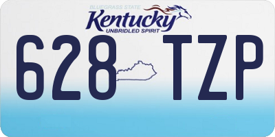 KY license plate 628TZP