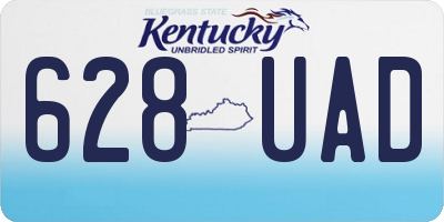 KY license plate 628UAD