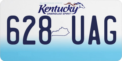 KY license plate 628UAG