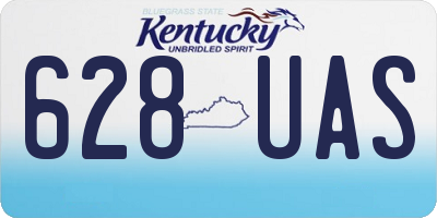 KY license plate 628UAS