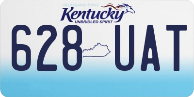KY license plate 628UAT