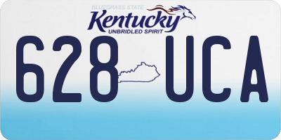 KY license plate 628UCA