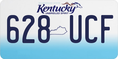KY license plate 628UCF