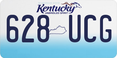 KY license plate 628UCG
