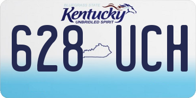 KY license plate 628UCH