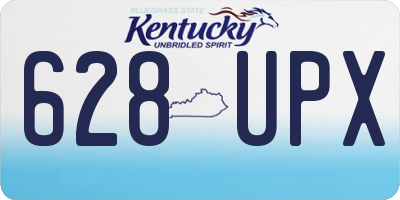 KY license plate 628UPX