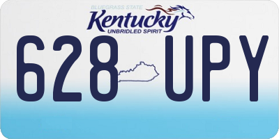 KY license plate 628UPY