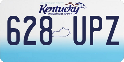 KY license plate 628UPZ