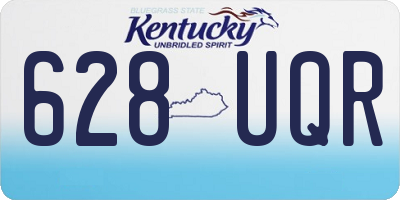KY license plate 628UQR