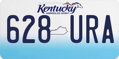 KY license plate 628URA
