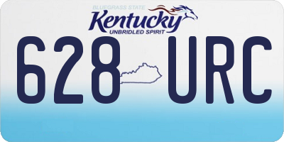 KY license plate 628URC