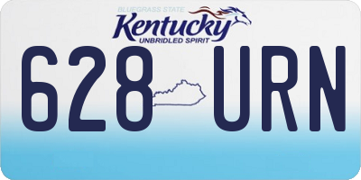 KY license plate 628URN